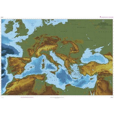 Carta fisica – Mar Mediterraneo Mar Nero e coste occidentali dell’Europa