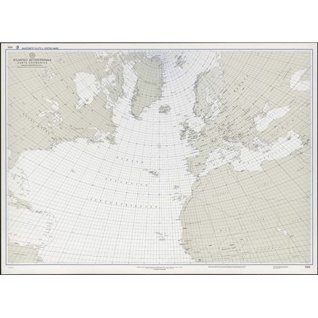 Atlantico settentrionale – Carta Gnomonica