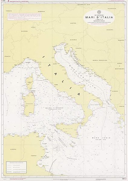 Mari d’Italia – Carta indicativa dei confini marittimi e delle linee di base
