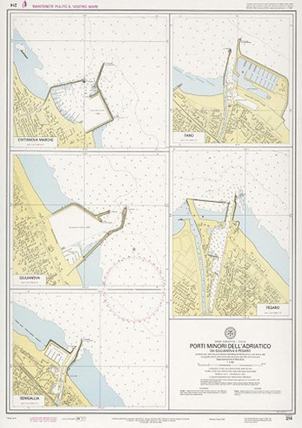 Porti minori dell’Adriatico da Giulianova a Pesaro. Pesaro, Giulianova, Civitanova Marche, Senigallia, Fano