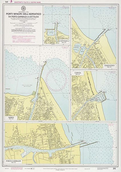 Porti minori dell’Adriatico da Porto Garibaldi a Cattolica. Porto Garibaldi, Cervia, Cesenatico, Rimini, Cattolica