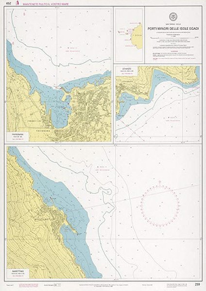 Porti minori delle Isole Egadi. Levanzo, Favignana, Marettimo