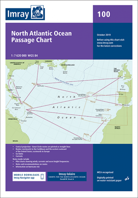 North Atlantic Ocean Passage Chart
