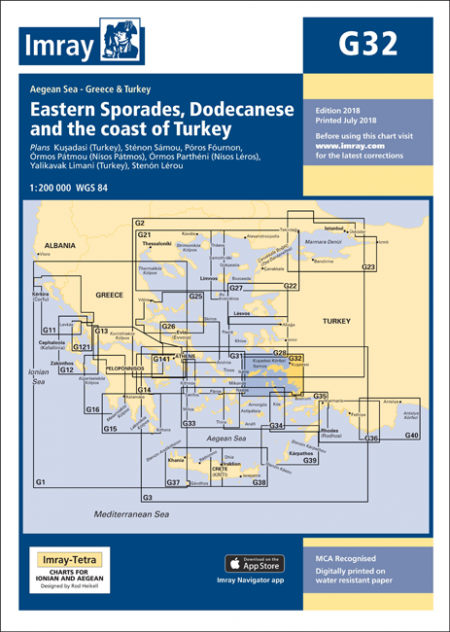 Eastern Sporades, Dodecanese & the coast of  Turkey